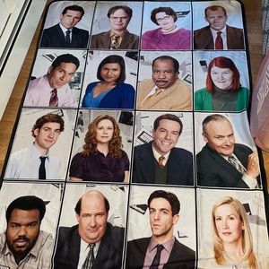 The Office Characters Blanket